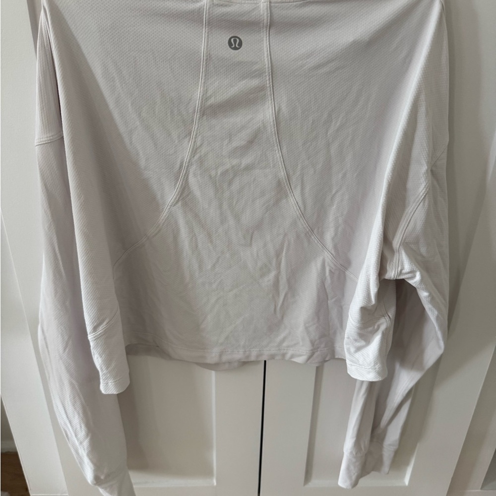 lululemon athletica Light Gray Long Sleeve Tee - Picture 3 of 3